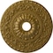 Ekena Millwork Vaduz Ceiling Medallion (Fits Canopies up to 3 1/2"), 23 1/2"OD x 3 1/2"ID x 2 1/8"P, Gold CM23VAGLS - alternate 1